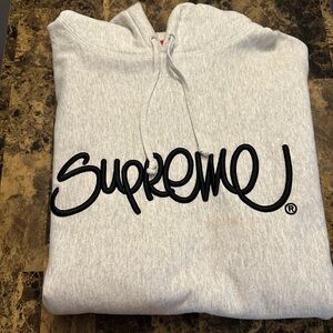 Supreme Raised Handstyle Hoodie